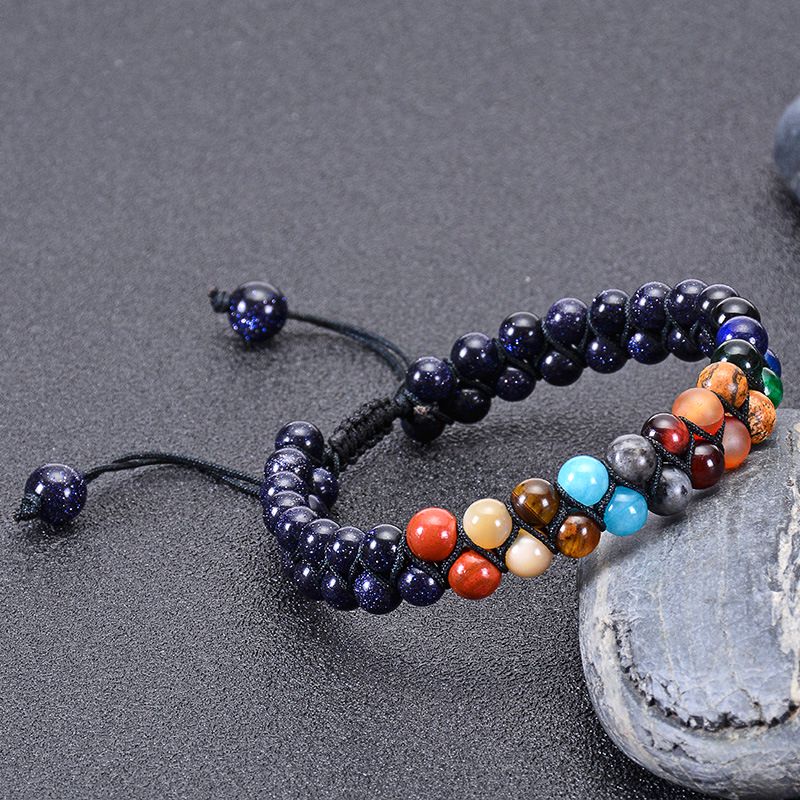 Eight Planets Natural Stone Bracelet