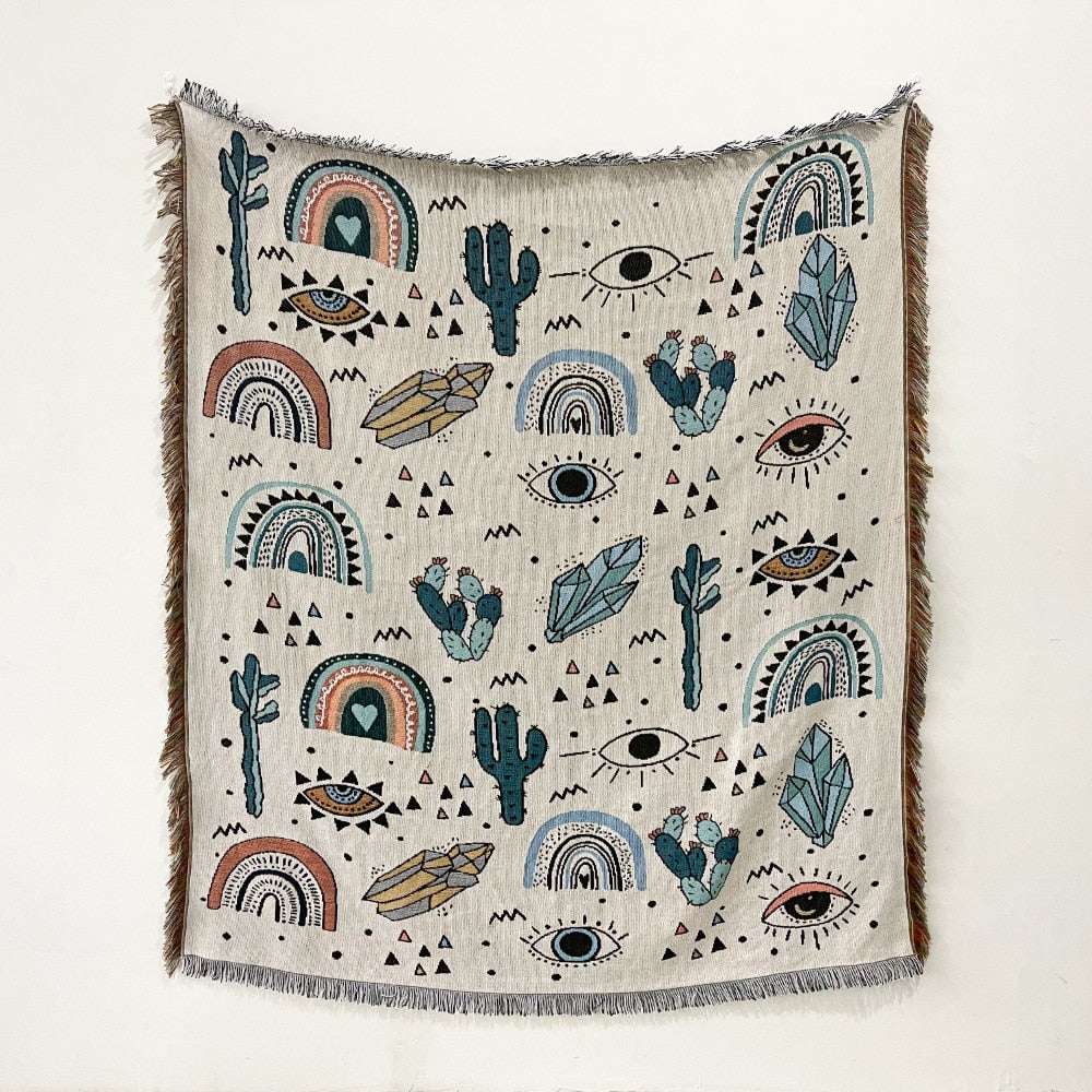 Throw Blanket & Tapestry Love Desert