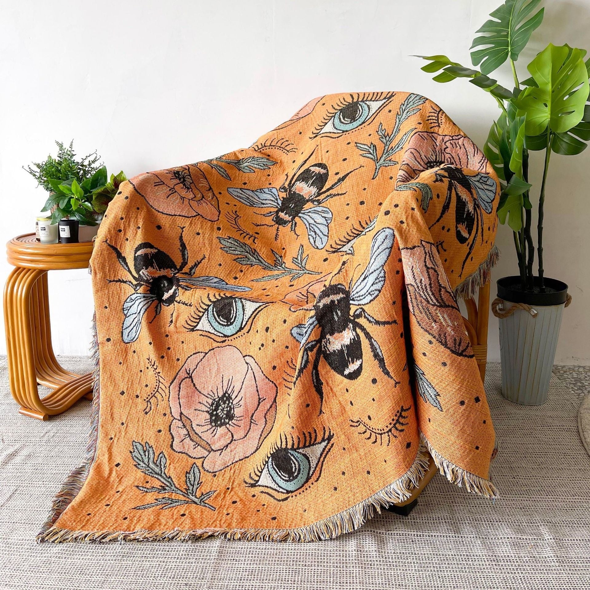 Throw Blanket & Tapestry All-Seeing Eye & the Queen Bees