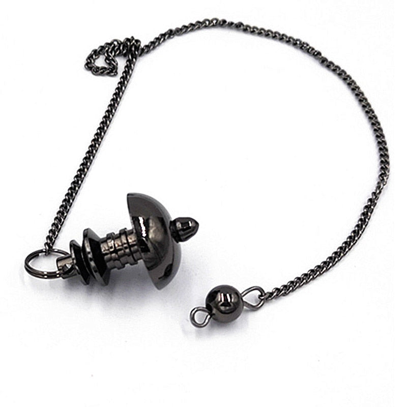 Metal Charm Mushroom Pendulum for Dowsing & Divination