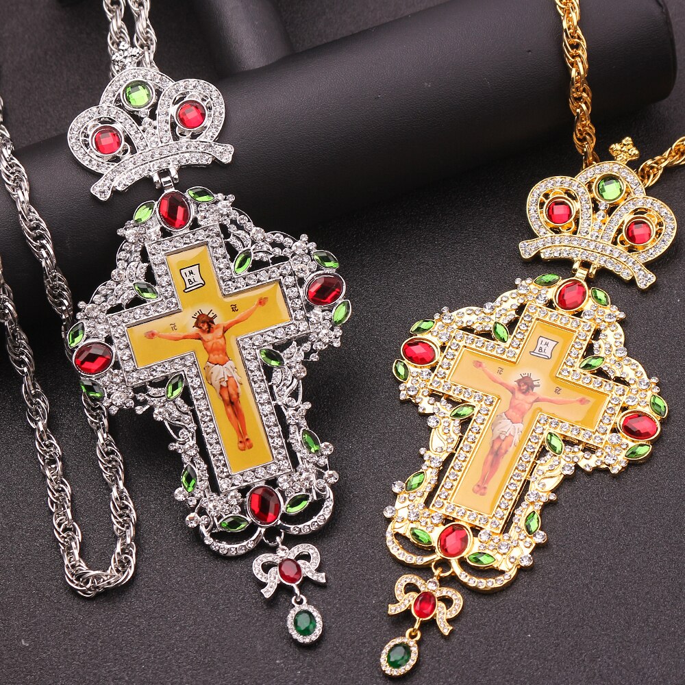 Holy Blessing Cross Byzantine Style Amulet