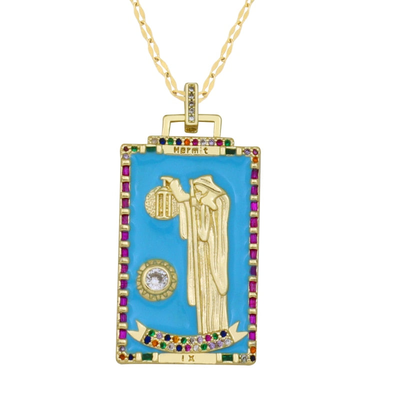 Tarot of the Major Arcana Pendant Necklace