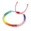 Evil Eye Rainbow Beaded Bracelet