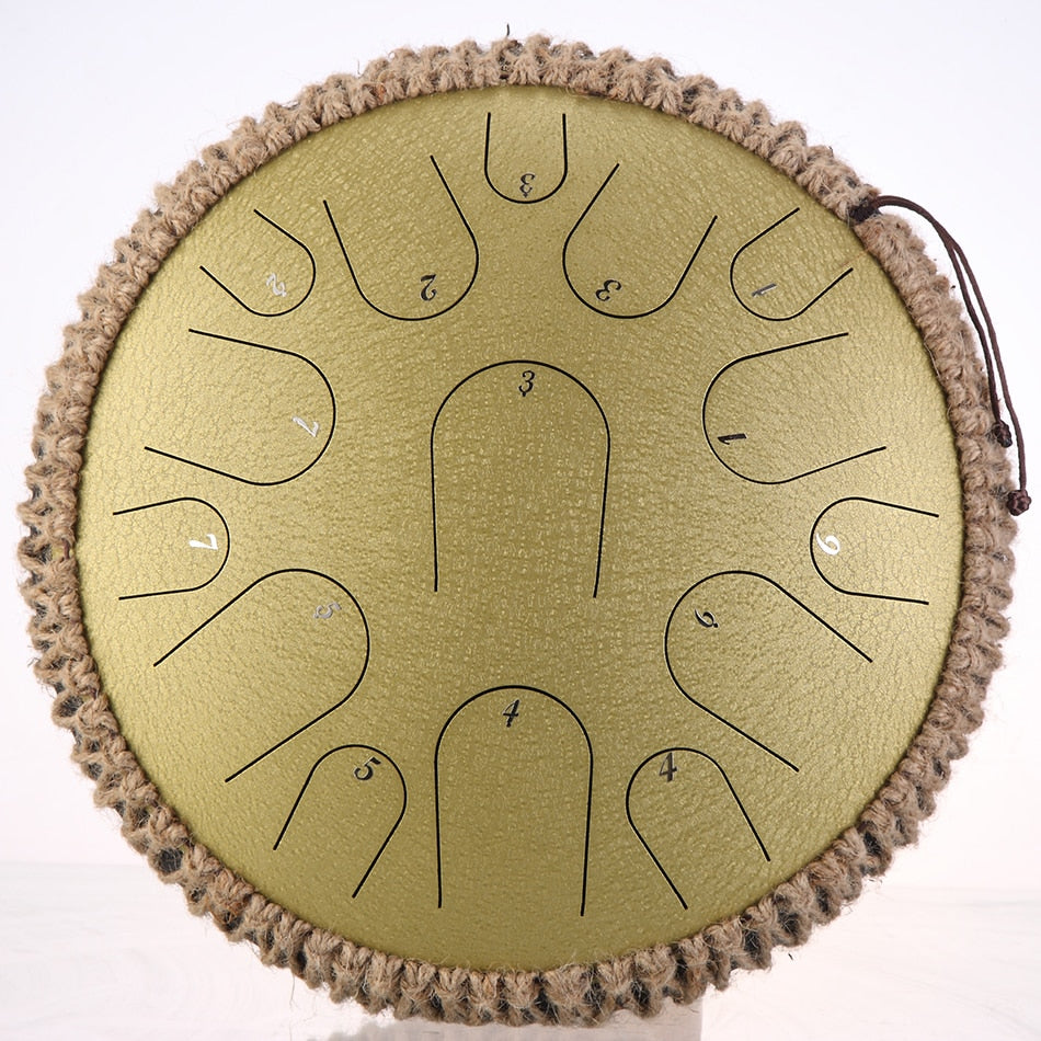 Steel Tongue Drum 13 inch 15 Tone