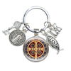 Saint Benedict Medallion Keychain