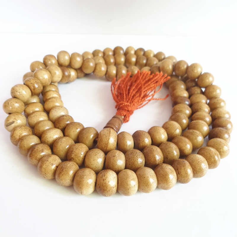 108 Bead Prayer Mala from Yak Bone