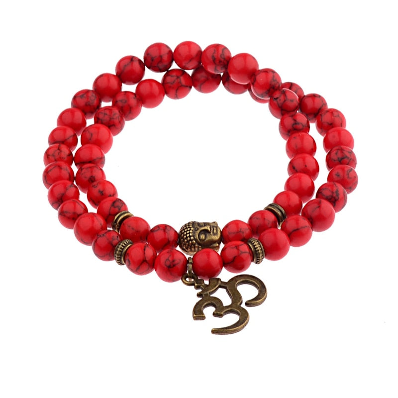 Buddha Charm Bead Bracelet