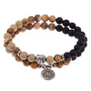 Buddha Charm Bead Bracelet