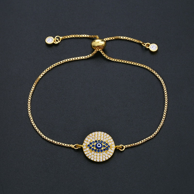 Evil Eye Adjustable Bracelet