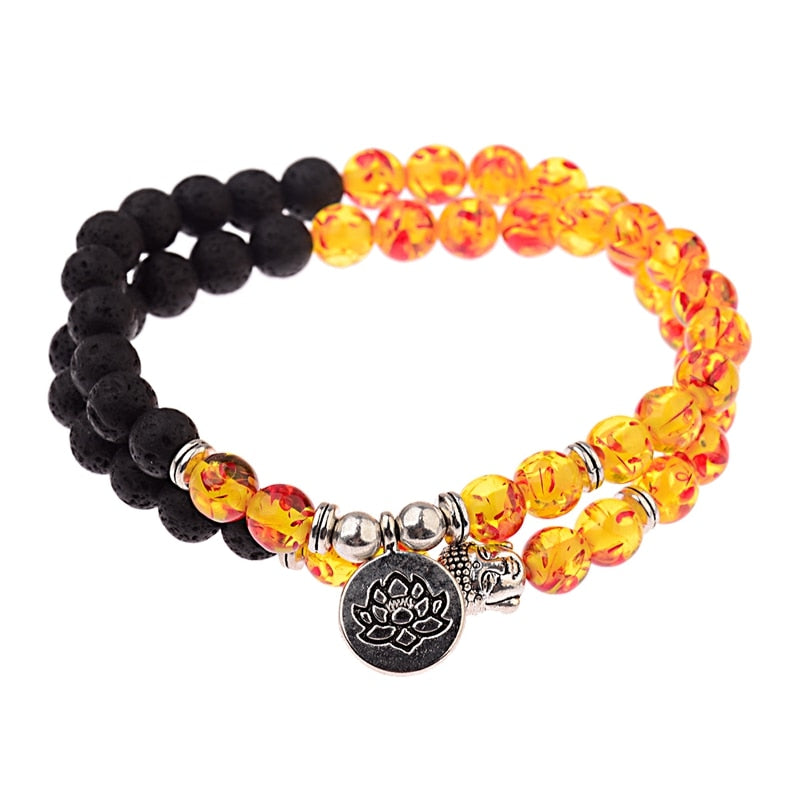 Buddha Charm Bead Bracelet