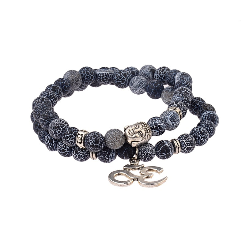 Buddha Charm Bead Bracelet