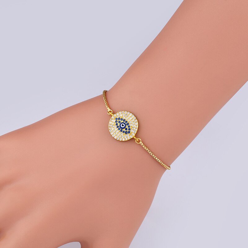 Evil Eye Adjustable Bracelet