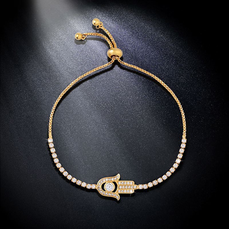 Hand of Fatima Adjustable Bracelet