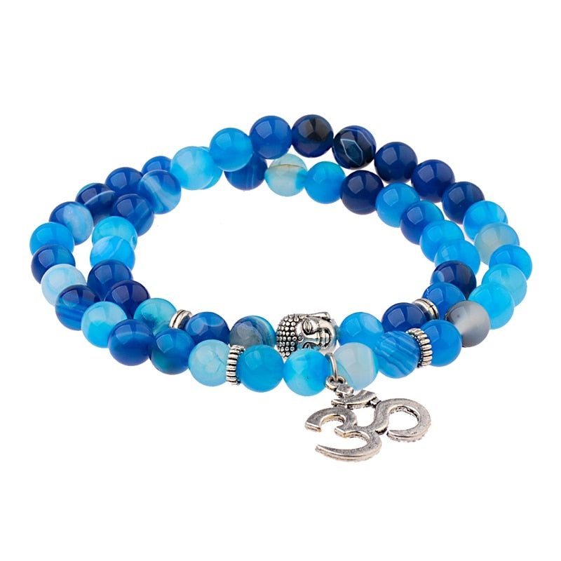 Buddha Charm Bead Bracelet