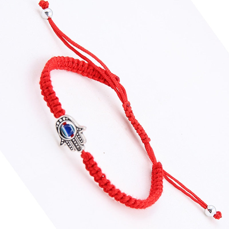 Evil Eye Lucky Red Handmade Charm Bracelet