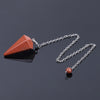 Crystal Hexagon Cone Pendulum for Divination Dowsing