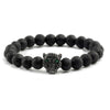 Panther Black Lava Stones Bracelet