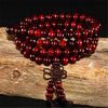 108 Bead Mala with Pendants Handmade