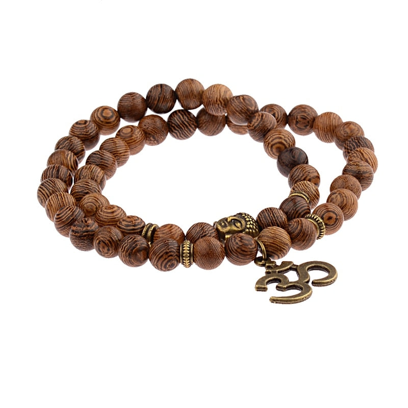 Buddha Charm Bead Bracelet