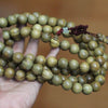 108 Bead Prayer Mala Handmade Natural Green Sandalwood