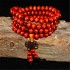 108 Bead Mala with Pendants Handmade