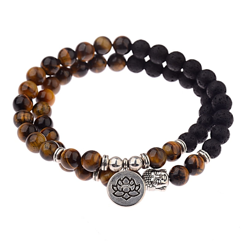 Buddha Charm Bead Bracelet