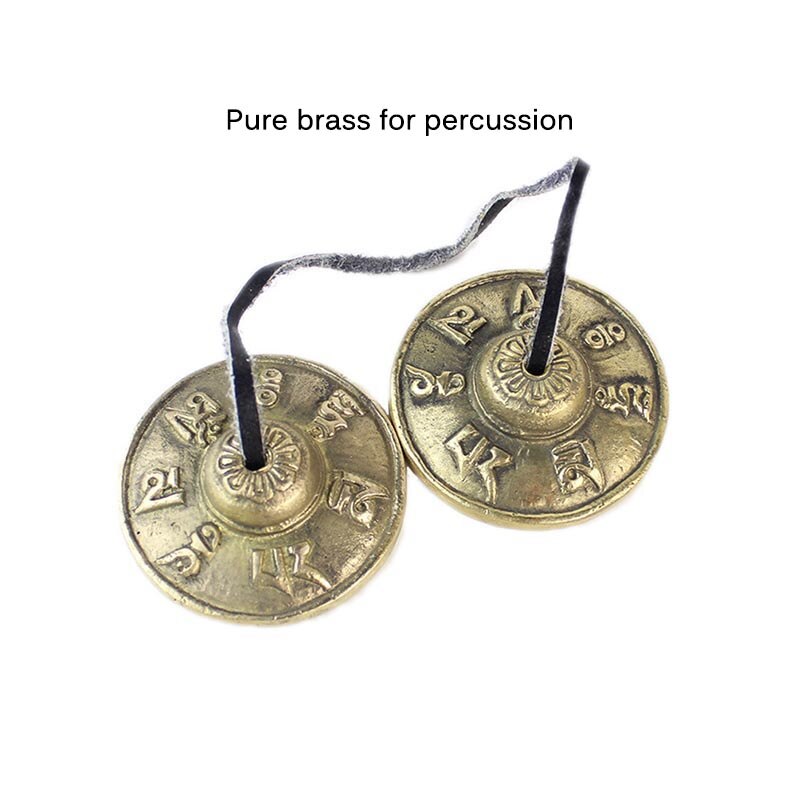 Tibetan Buddhist Style Tingsha Cymbal Brass Chimes