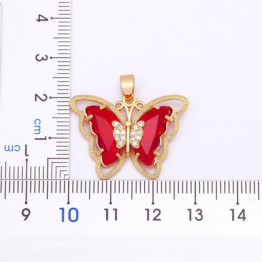 Butterfly Crystal Pendant