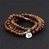 108 Bead Mala with Pendants Handmade