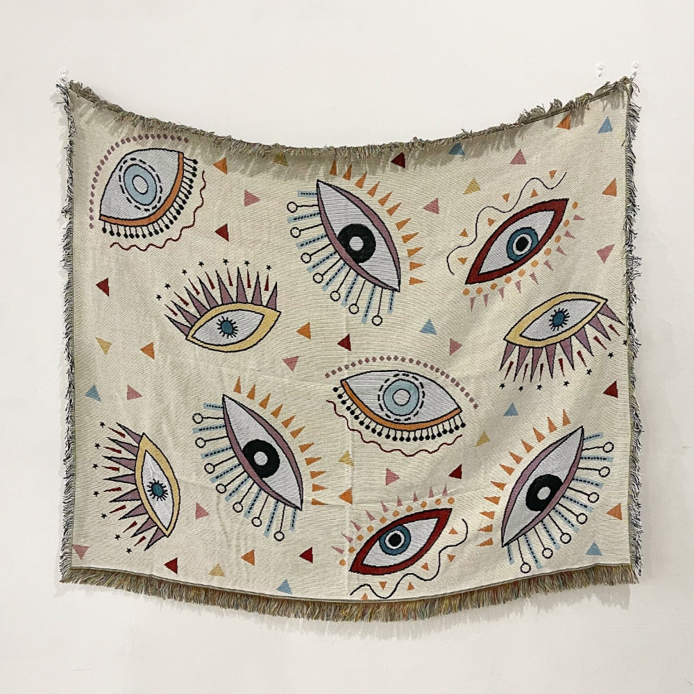 Throw Blanket & Tapestry of the All-Seeing Eye v.2