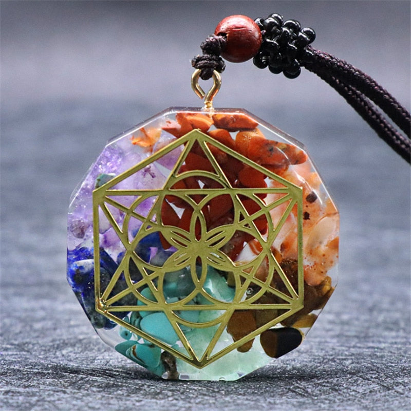 Orgone Amulet Necklace for Energy Generation & Protection