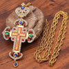 Holy Blessing Cross Byzantine Style Amulet