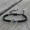 Evil Eye Hand of Fatima Braided Bracelet