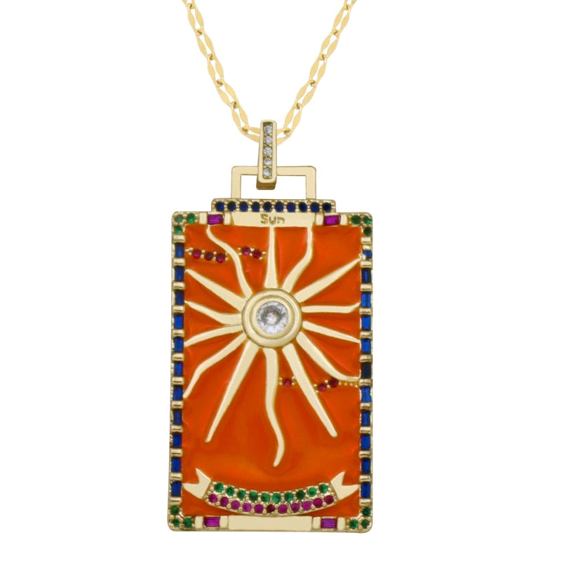 Tarot of the Major Arcana Pendant Necklace