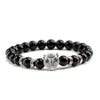 Panther Black Lava Stones Bracelet