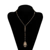 Hand of Fatima & Evil Eye Pendant Necklace for Luck & Protection