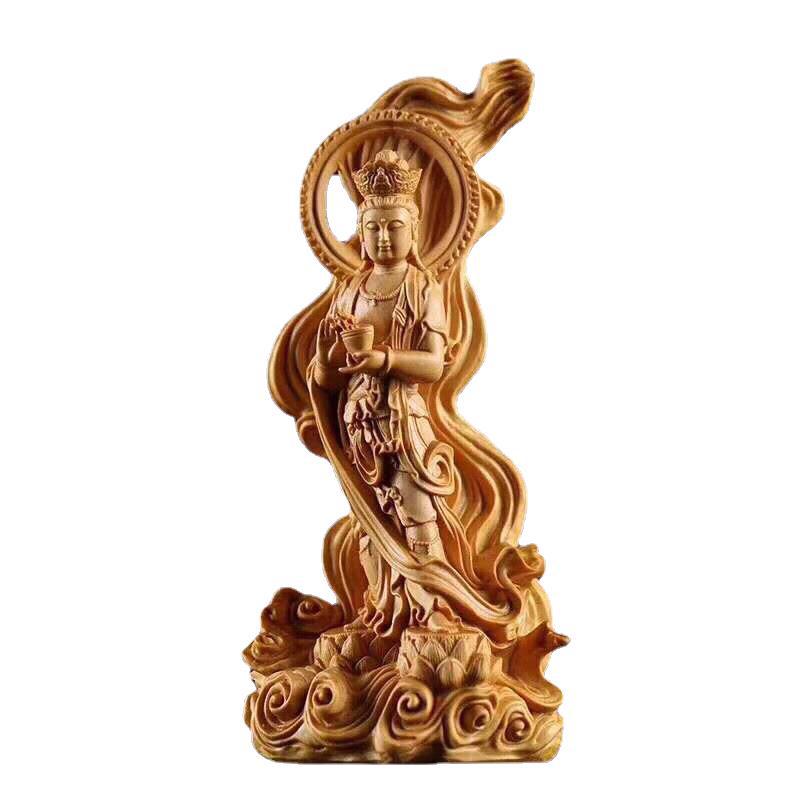 Hand-carved Guanyin Statue