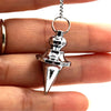 Metal Charm Spin Top Pendulum For Dowsing & Divination