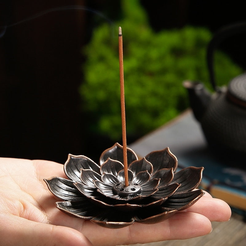 Large Lotus Leaf Incense Holer