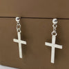 Cross Drop Dangle Earrings