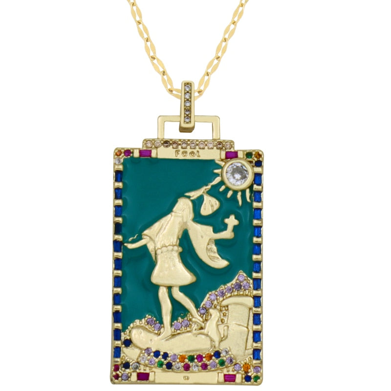 Tarot of the Major Arcana Pendant Necklace