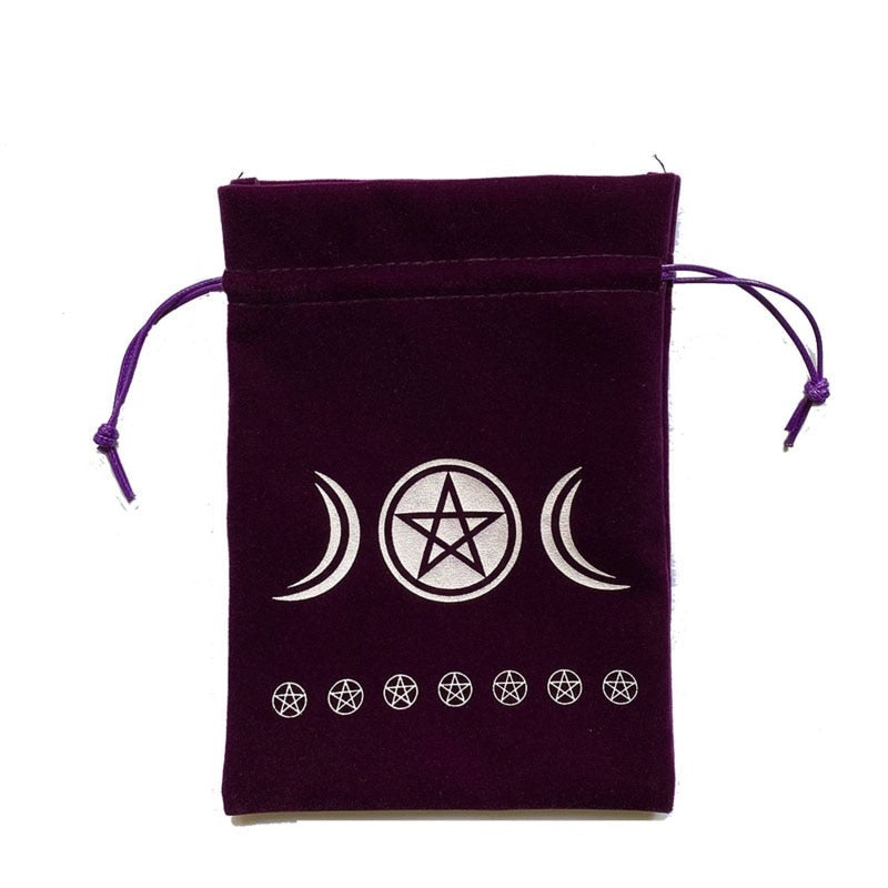 Velvet Moon Storage Bag for Divination Accessories