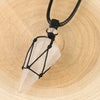 Natural Healing Crystal Pendant Necklace