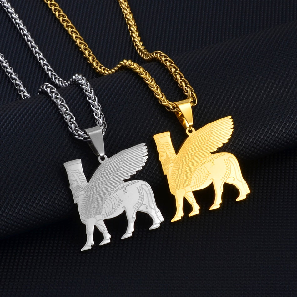 Lamassu Pendant Necklace