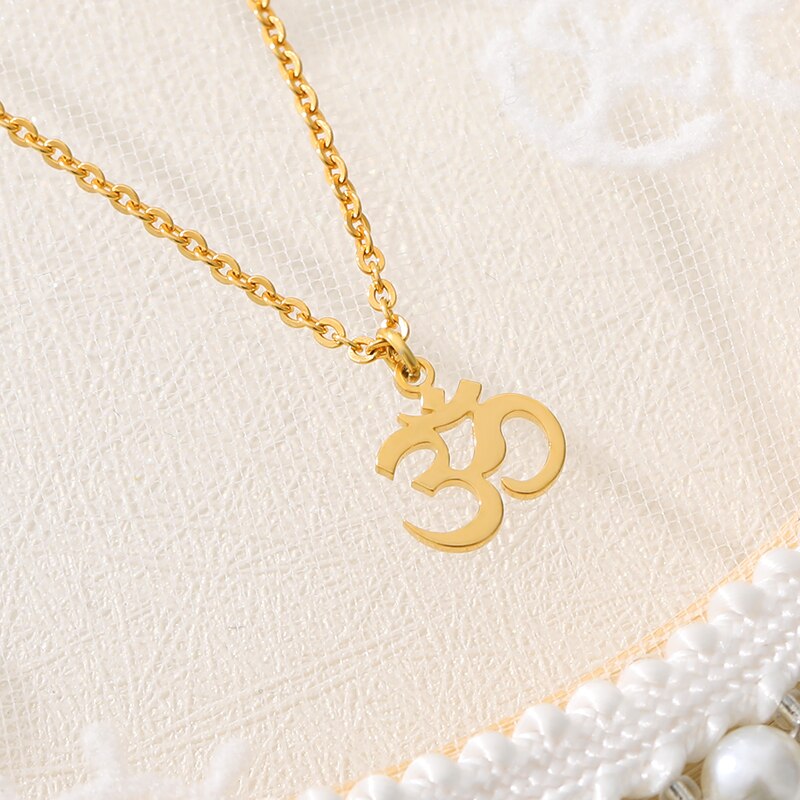 Ohm Buddist Pendant Necklace