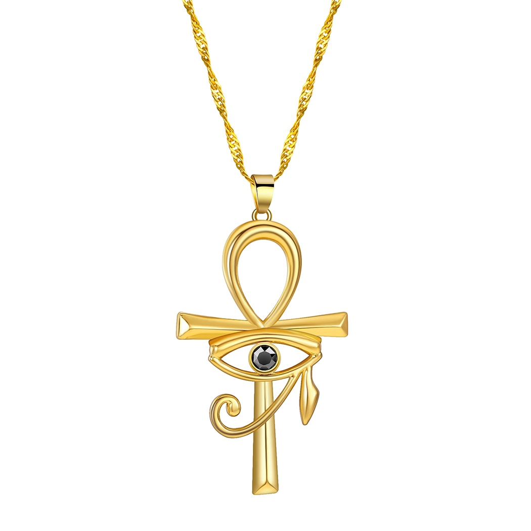 Eye of Horus Ankh Cross Protection Charm