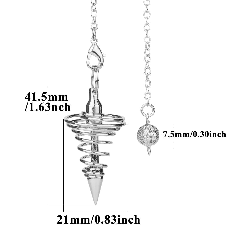 Spiral Cone Pendulum for Dowsing Divination