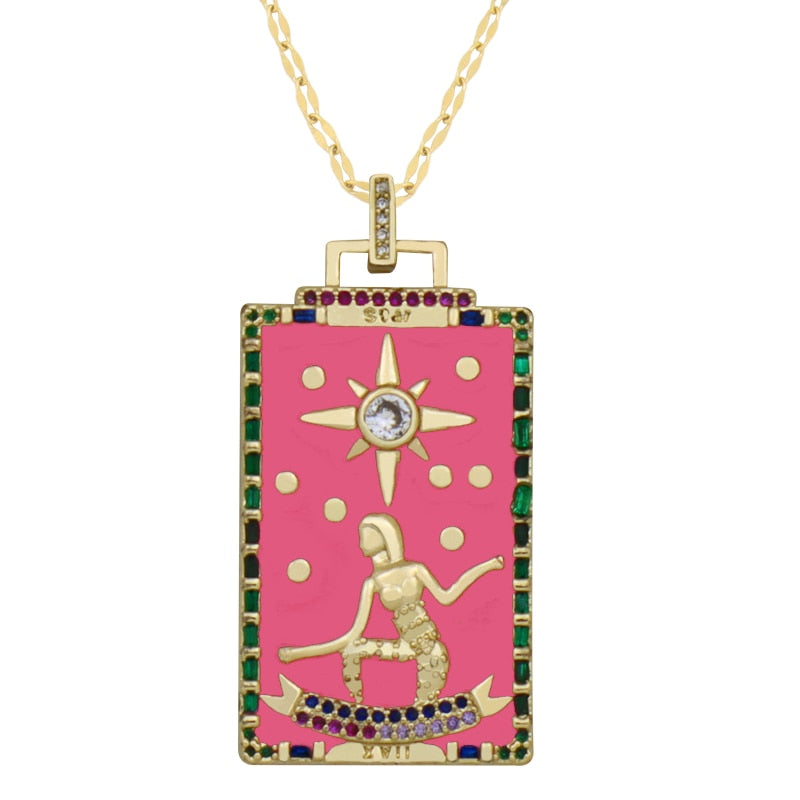 Tarot of the Major Arcana Pendant Necklace