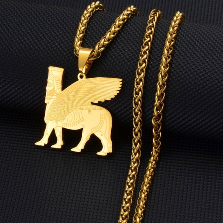 Lamassu Pendant Necklace