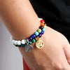 7 Chakra Stones Bracelet w/ Tree of Life Pendant